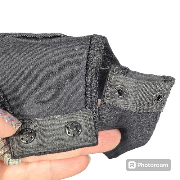 Intimately Free People Black Last Rose Bodysuit V-Neck Thong Size XL - Picture 5 of 11